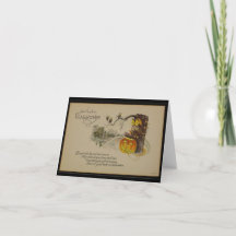 ハロウィンヴィンテージ挨拶状