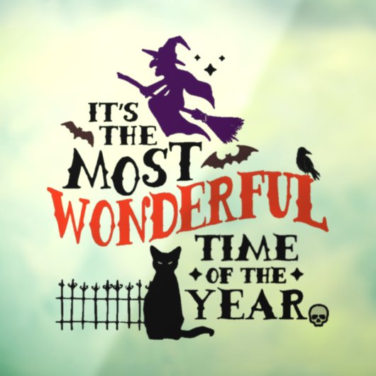 ハロウィン一の素晴らしい時 ウィンドウサイン (シート3)