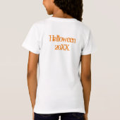 ハロウィン不気味おもしろいTシャツ Tシャツ (裏面)
