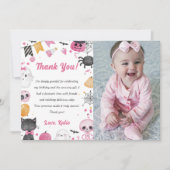 ハロウィン不気味かわいい幽霊サンキューカード写真 サンキューカード (正面)