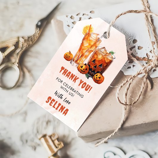 ハロウィン不気味かわいい幽霊誕生日パーティギフト ギフトタグ