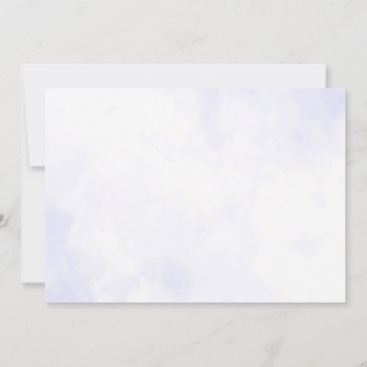 ハロウィン不気味かわいい幽霊誕生日パーティーの写真 招待状 (裏面)