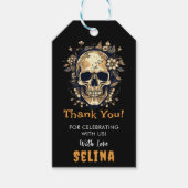 ハロウィン不気味かわいい幽霊誕生日パーティー ギフトタグ (正面)