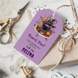 ハロウィン不気味かわいい幽霊誕生日パーティー ギフトタグ