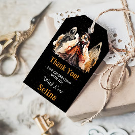 ハロウィン不気味かわいい幽霊誕生日パーティー ギフトタグ