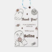 ハロウィン不気味かわいい幽霊誕生日パーティー ギフトタグ (正面)