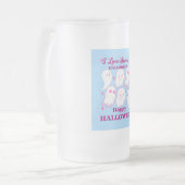 ハロウィン不気味が大好き… フロストグラスビールジョッキ (正面左)