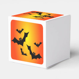 ハロウィン不気味こうもりオレンジスカイ フェイバーボックス