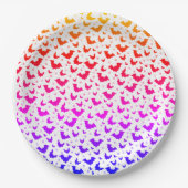 ハロウィン不気味こうもり設計紙プレート ペーパープレート (正面)