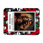 ハロウィン不気味とクリスマス写真はがき マグネット (横)