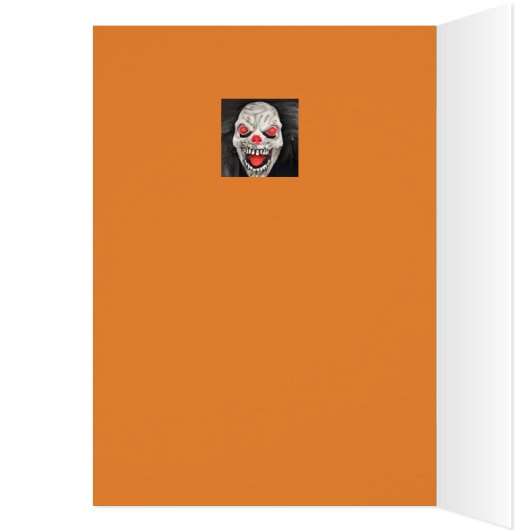 ハロウィン不気味なカード (内側 (左))