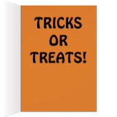 ハロウィン不気味なカード (内側 (右))