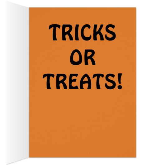 ハロウィン不気味なカード (内側 (右))