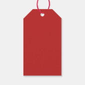 ハロウィン不気味なゴシック様式のハロウィーンのカボチャのちょうちんカボチャ ギフトタグ (裏面)