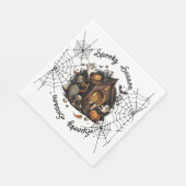 ハロウィン👻不気味なシーズン💀ナプキンス🍽️ スタンダードランチョンナプキン (角)