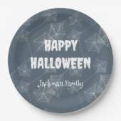 ハロウィン不気味のカスタマイズ ペーパープレート (正面)