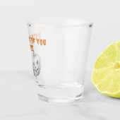 ハロウィン不気味のカボチャ私にあえてもし飲む ショットグラス (右)