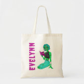 ハロウィン不気味のトリックまたは治療 トートバッグ (正面)