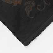 ハロウィン不気味の不気味なパンプキン怖い魔女ゾンビ フリースブランケット (角)