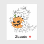 ハロウィン不気味の不気味な可愛いママ シール (シート)