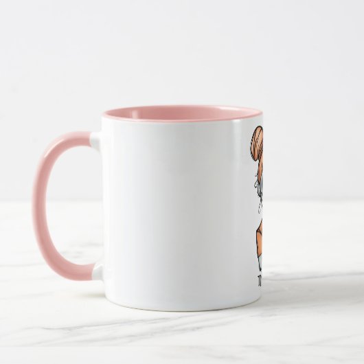 ハロウィン不気味の人形 マグカップ (左)