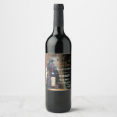 ハロウィン不気味の仮装アワード ワインラベル (正面)