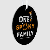 ハロウィン不気味の合う家族の衣装 オーナメント (正面)