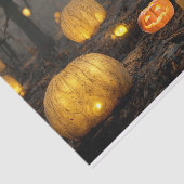 ハロウィン不気味の夜と森のカボチャ 薄葉紙 (詳細)