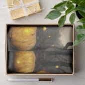 ハロウィン不気味の夜と森のカボチャ 薄葉紙 (ギフト)