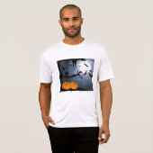ハロウィン不気味の夜景 Tシャツ (正面フル)