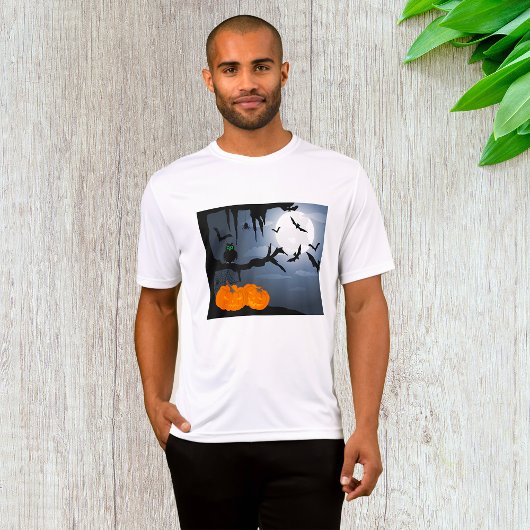 ハロウィン不気味の夜景 Tシャツ