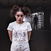 ハロウィン不気味の家族のマッチングを取る Tシャツ