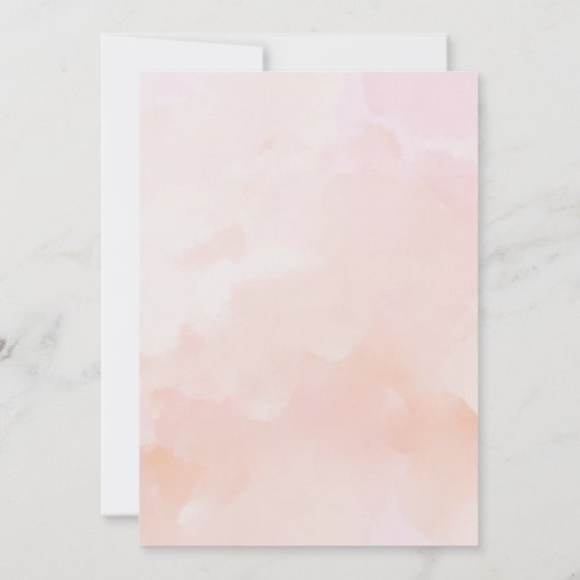 ハロウィン不気味の小さなブーブベイビーシャワー 招待状 (裏面)