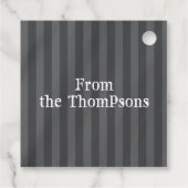 ハロウィン不気味の怖いスケルトンパーティーの好意 フェイバータグ (裏面)