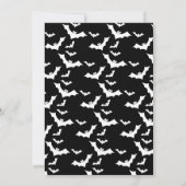 ハロウィン不気味の最初の誕生日パーティーInvitati 招待状 (裏面)