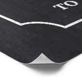 ハロウィン不気味の看板のために死ぬために食べるスナック ポスター (角)