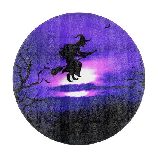 ハロウィン不気味の背景デザイン。 カッティングボード (正面)