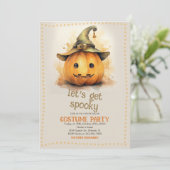 ハロウィン不気味の衣装パーティー 招待状 (スタンド正面)