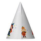 ハロウィン不気味の衣装子供の誕生日パーティー パーティーハット (裏面)