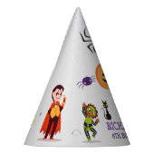 ハロウィン不気味の衣装子供の誕生日パーティー パーティーハット (左)