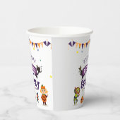 ハロウィン不気味の衣装子供の誕生日パーティー 紙コップ (左)