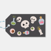 ハロウィン不気味の誕生日パーティー ギフトタグ (裏面横)