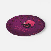 ハロウィン不気味の誕生日パーティー ペーパープレート (アングル)