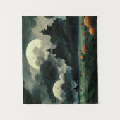 ハロウィン不気味の風景 タペストリー (正面)