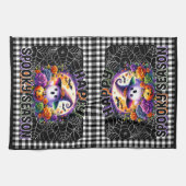 ハロウィン不気味の「季節」キッチンタオル キッチンタオル (横)