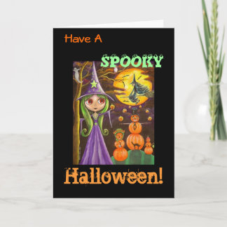 ハロウィン不気味をお願い!カード カード