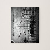 ハロウィン不気味をお願い! ジグソーパズル (縦)