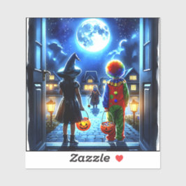 ハロウィン不気味を持つ シール