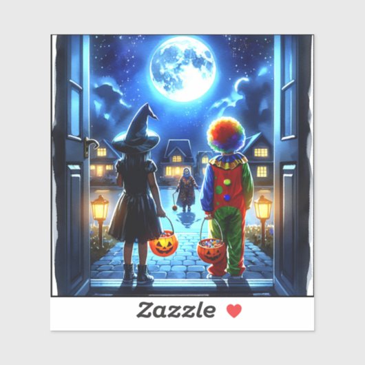 ハロウィン不気味を持つ シール (シート)