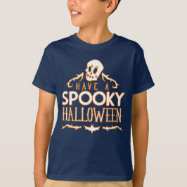 ハロウィン不気味を持つ Tシャツ